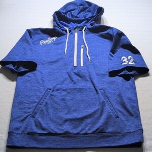 Rawlings Blue Athletic Hoodie Sweatshirt